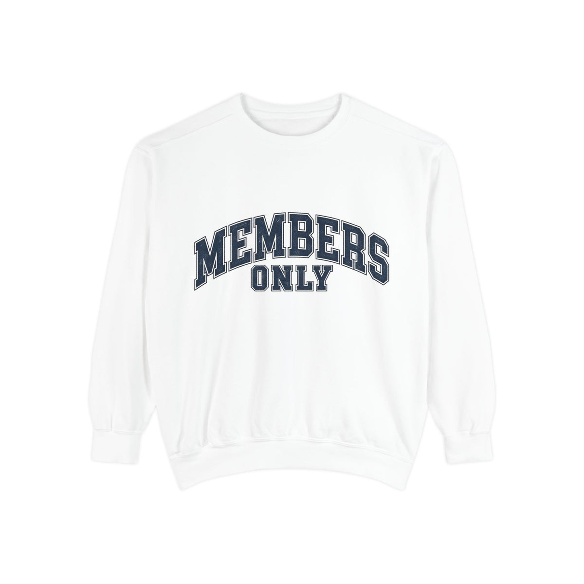 Members Only Sweatshirt — Vintage Collegiate Crewneck