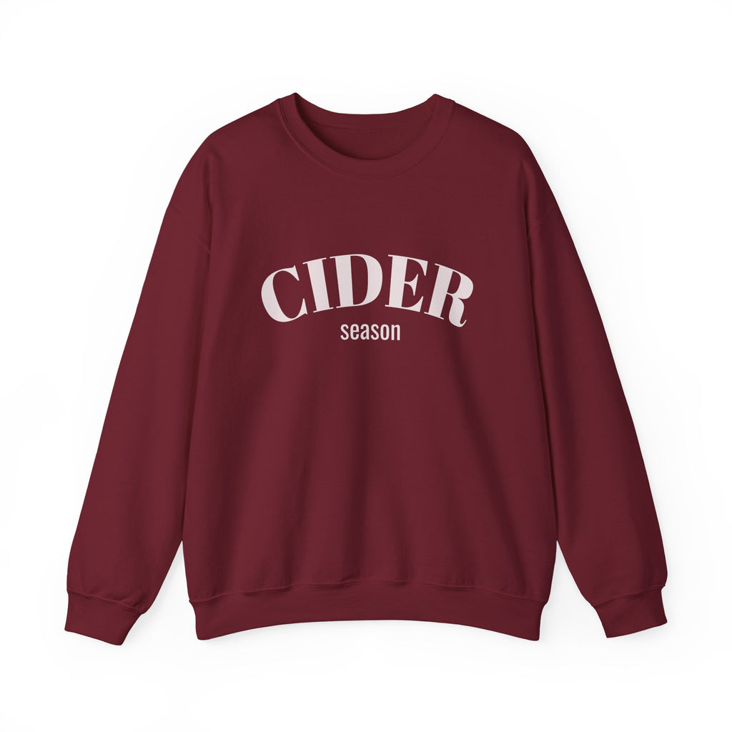 Cider Season Sweatshirt — Cozy Fall Crewneck Pullover