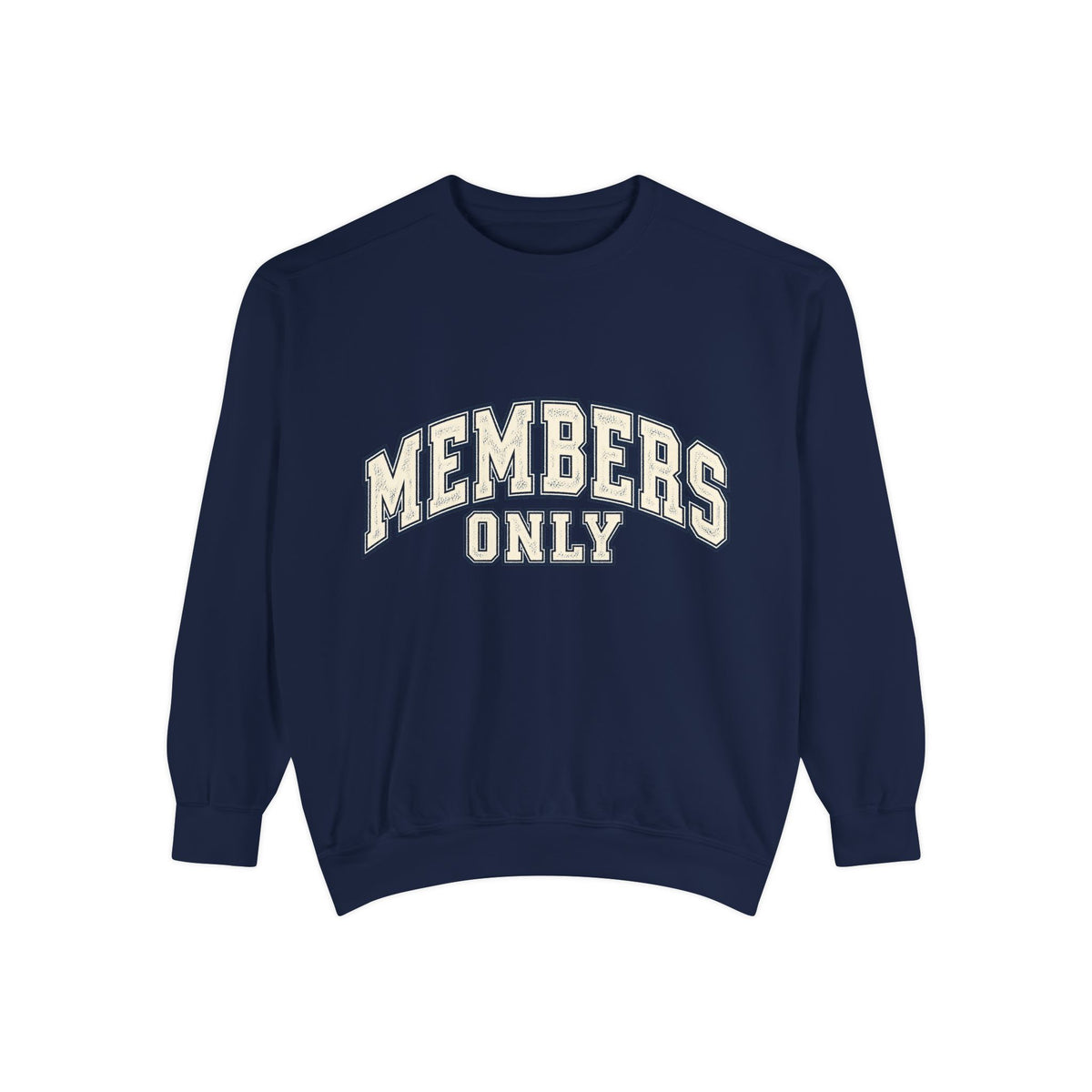 Members Only Sweatshirt — Vintage Collegiate Crewneck