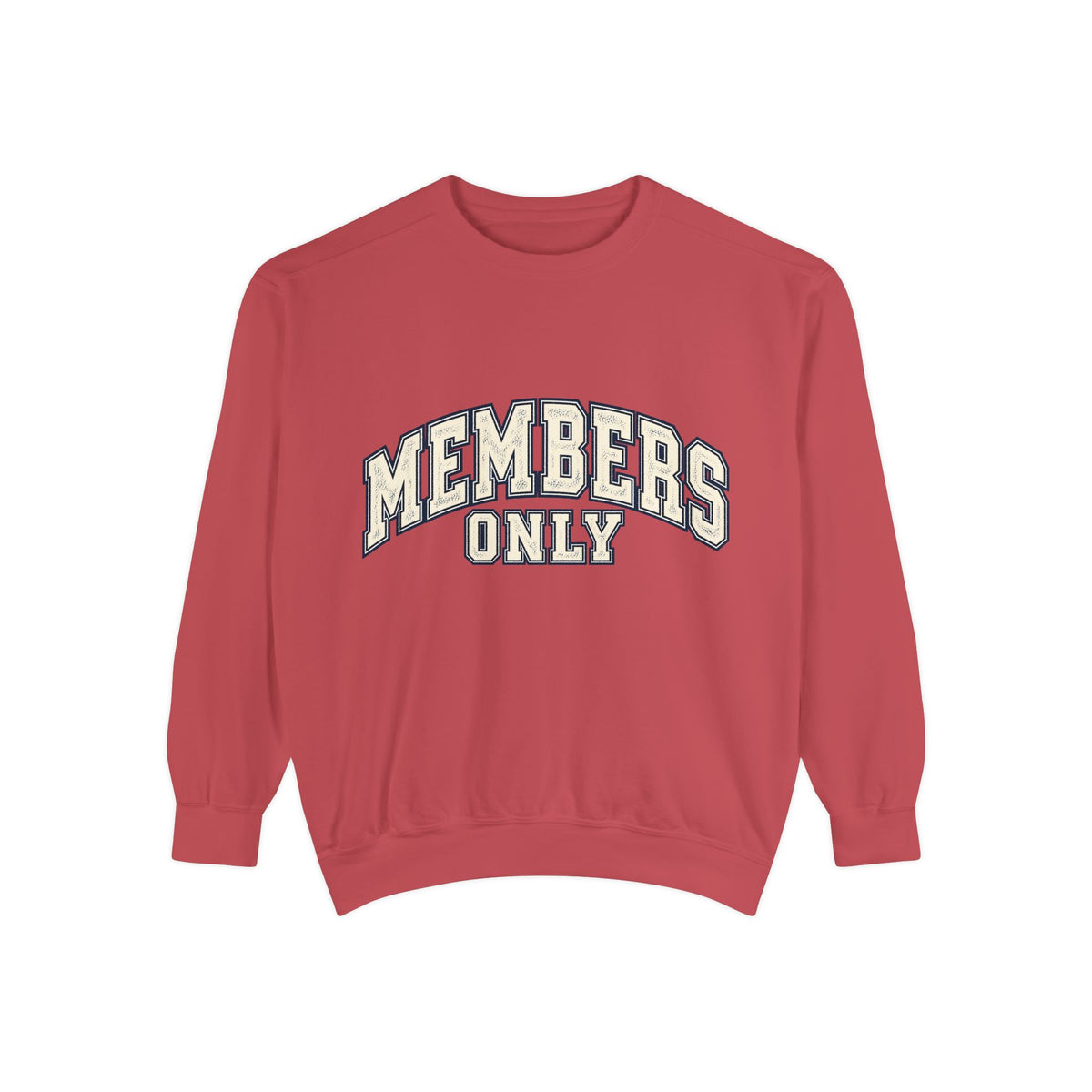 Members Only Sweatshirt — Vintage Collegiate Crewneck