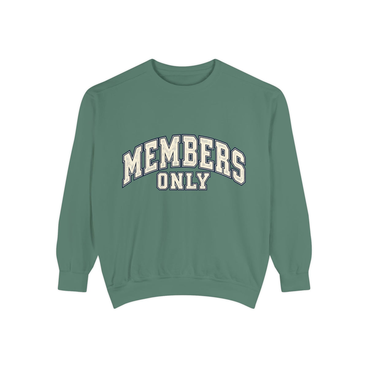 Members Only Sweatshirt — Vintage Collegiate Crewneck