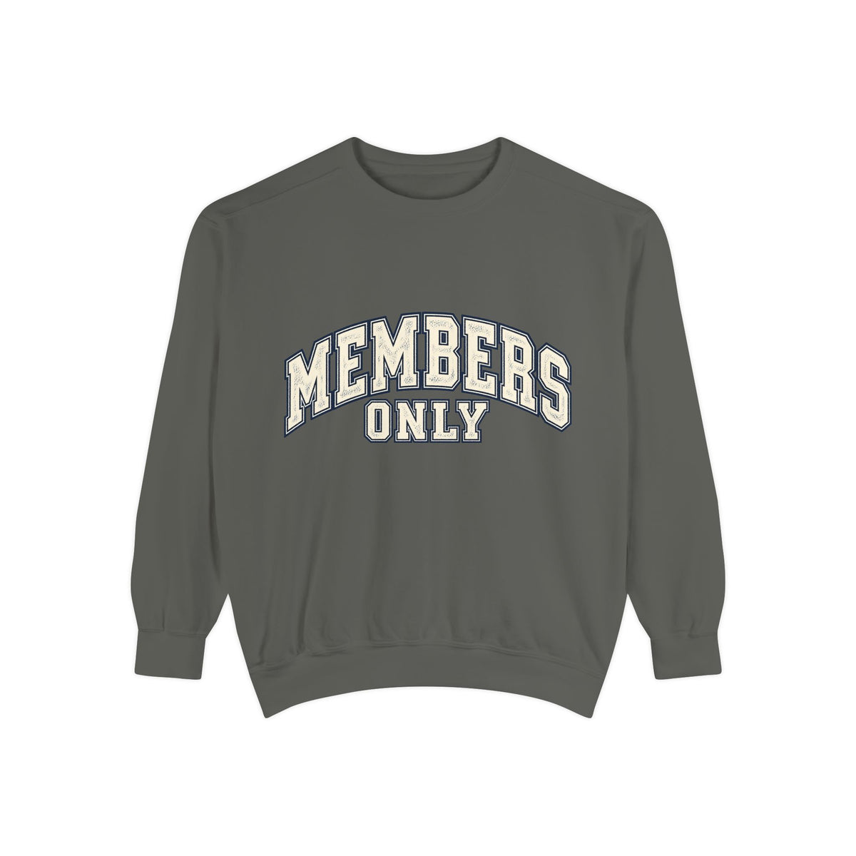 Members Only Sweatshirt — Vintage Collegiate Crewneck